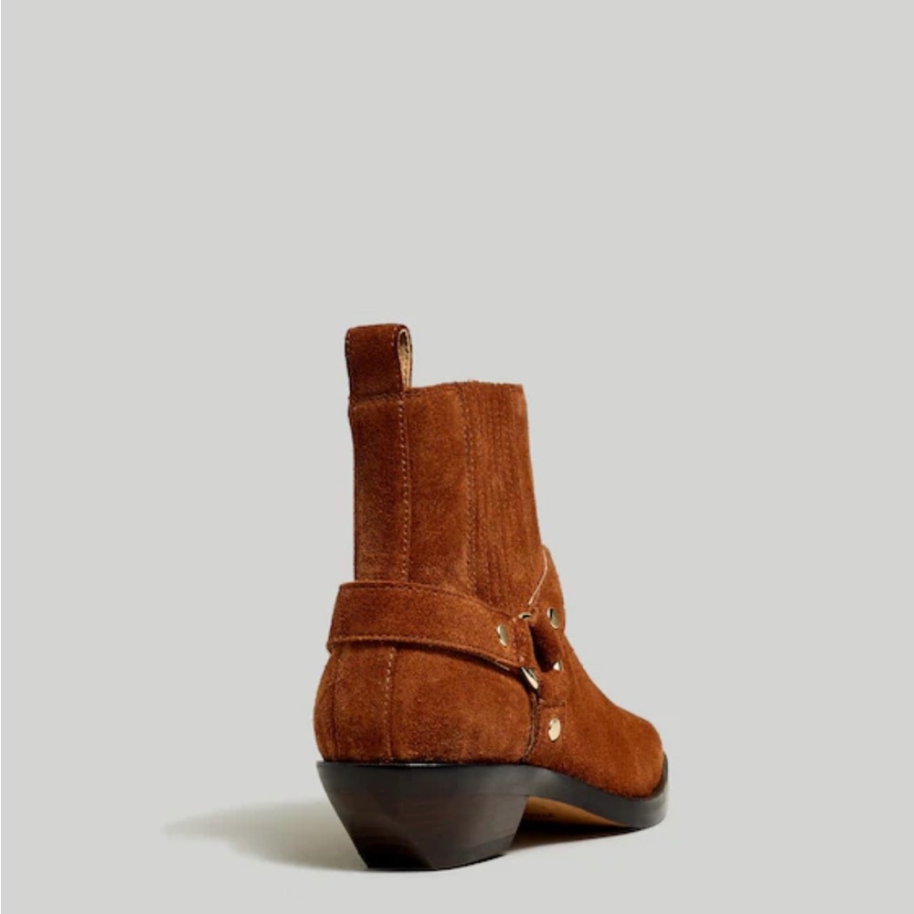 The Santiago Western Suede Ankle Boot, EUC! - Picture 2 of 13